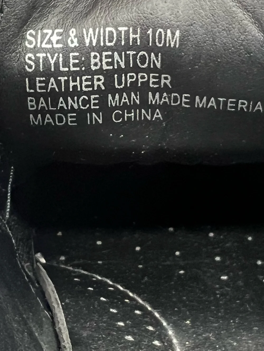 Van Heusen Men's Benton Leather Lace Up Dress Shoes Black Size 10